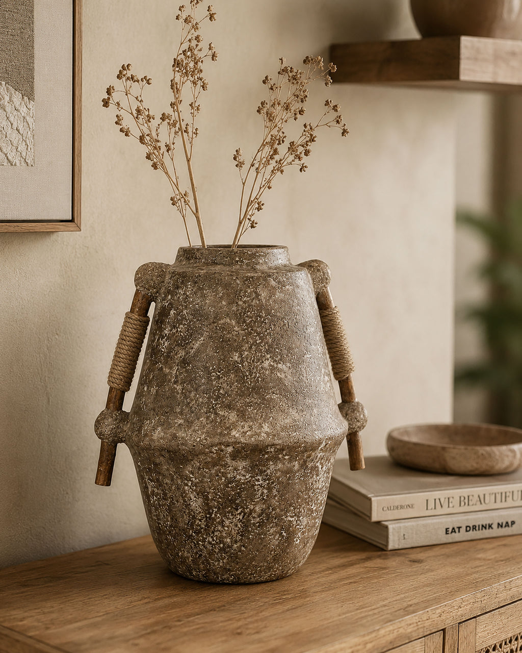 Adobe Timber Vase