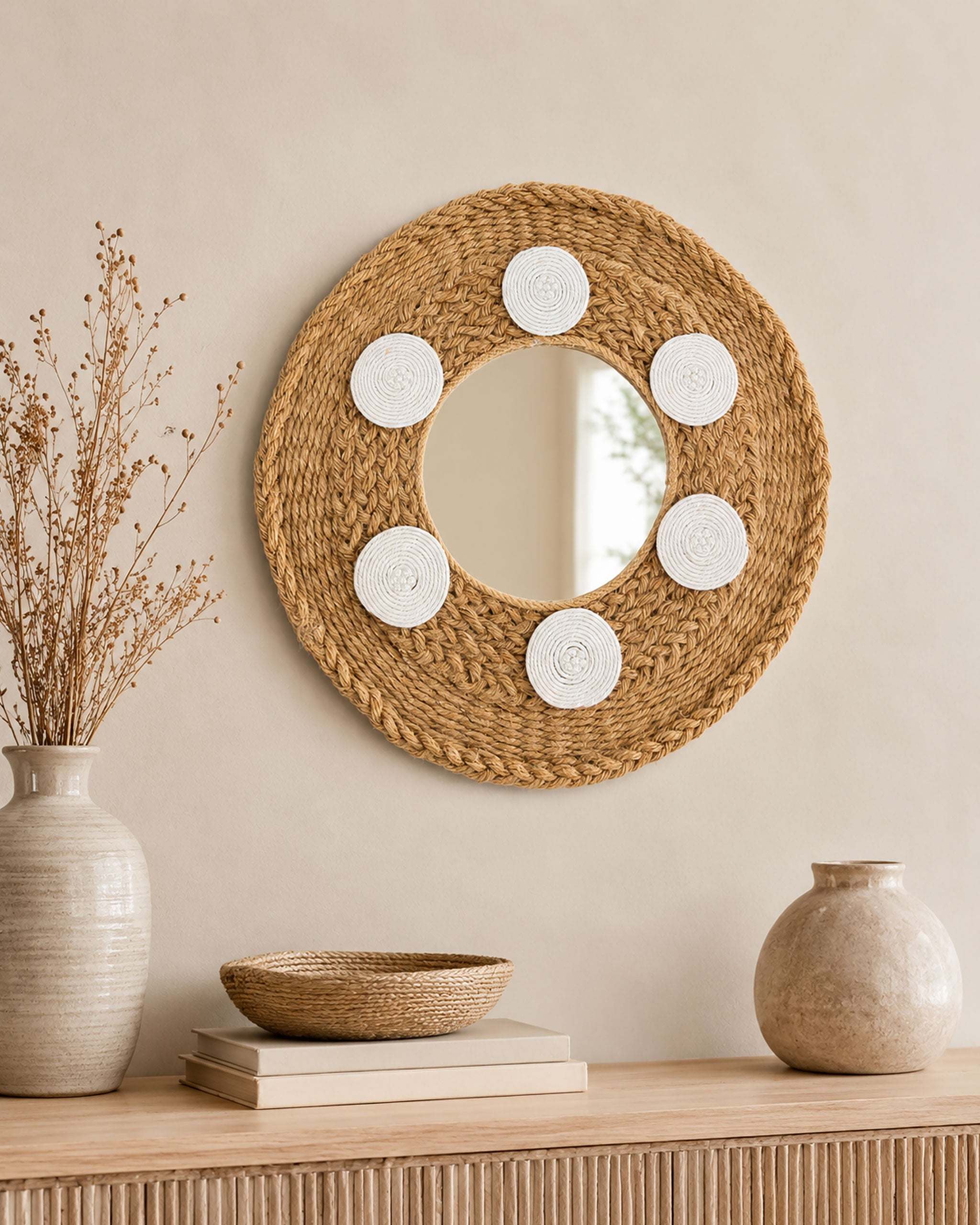 Alba Rosette Mirror