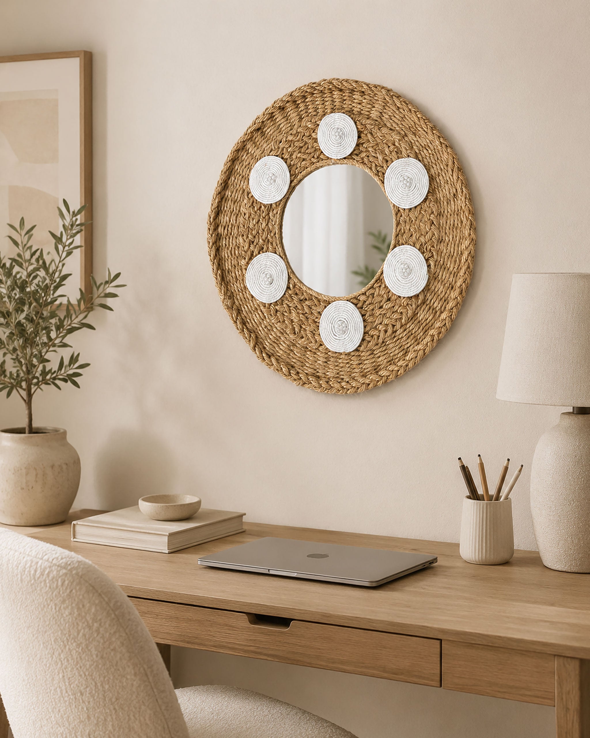 Alba Rosette Mirror