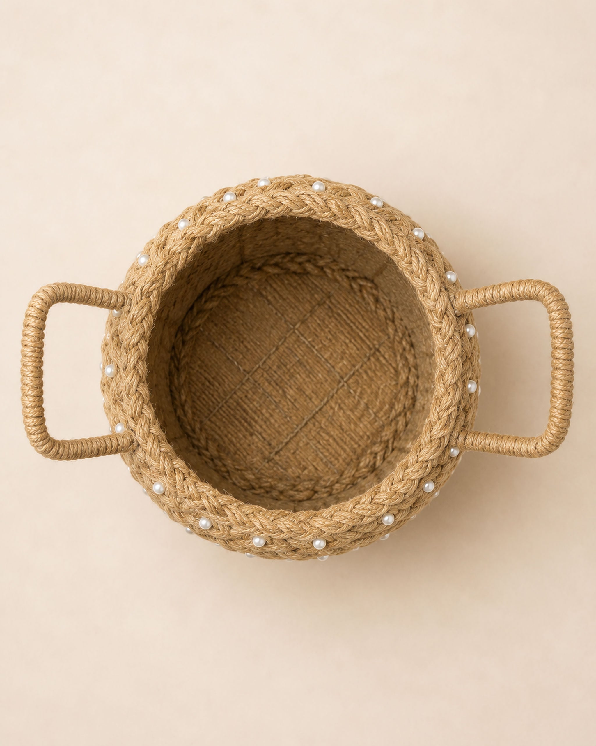 Beaded Tawny Basket