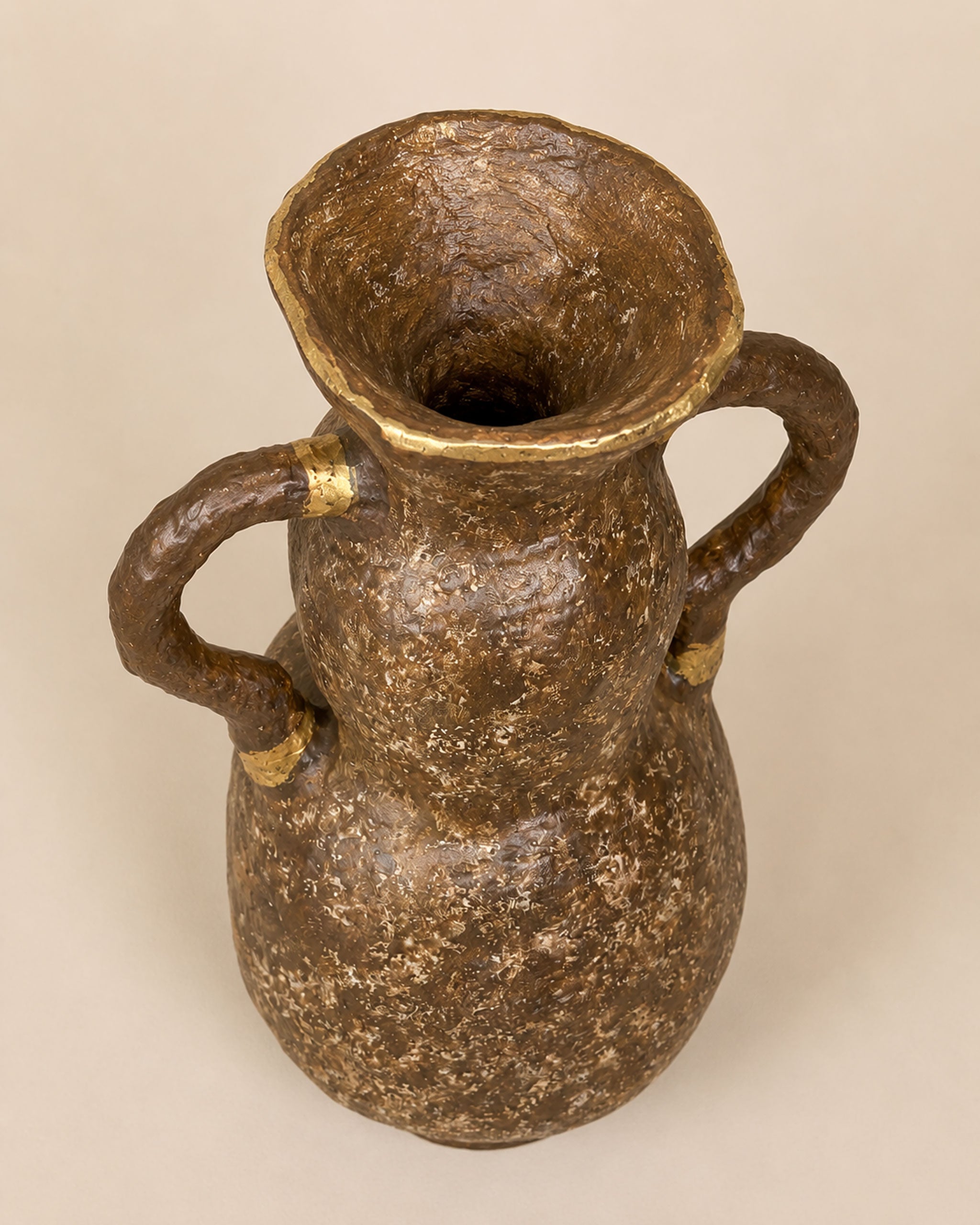 Burnished Amphora Vase