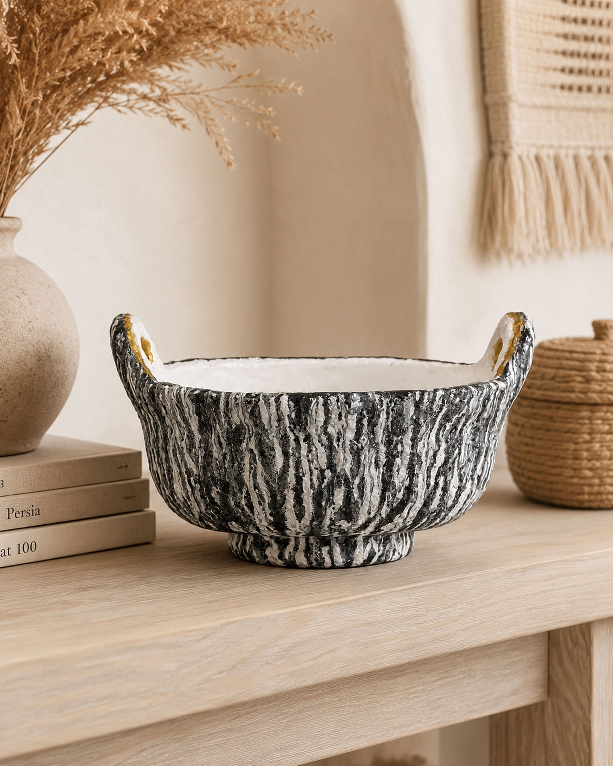 Charcoal Vein Bowl