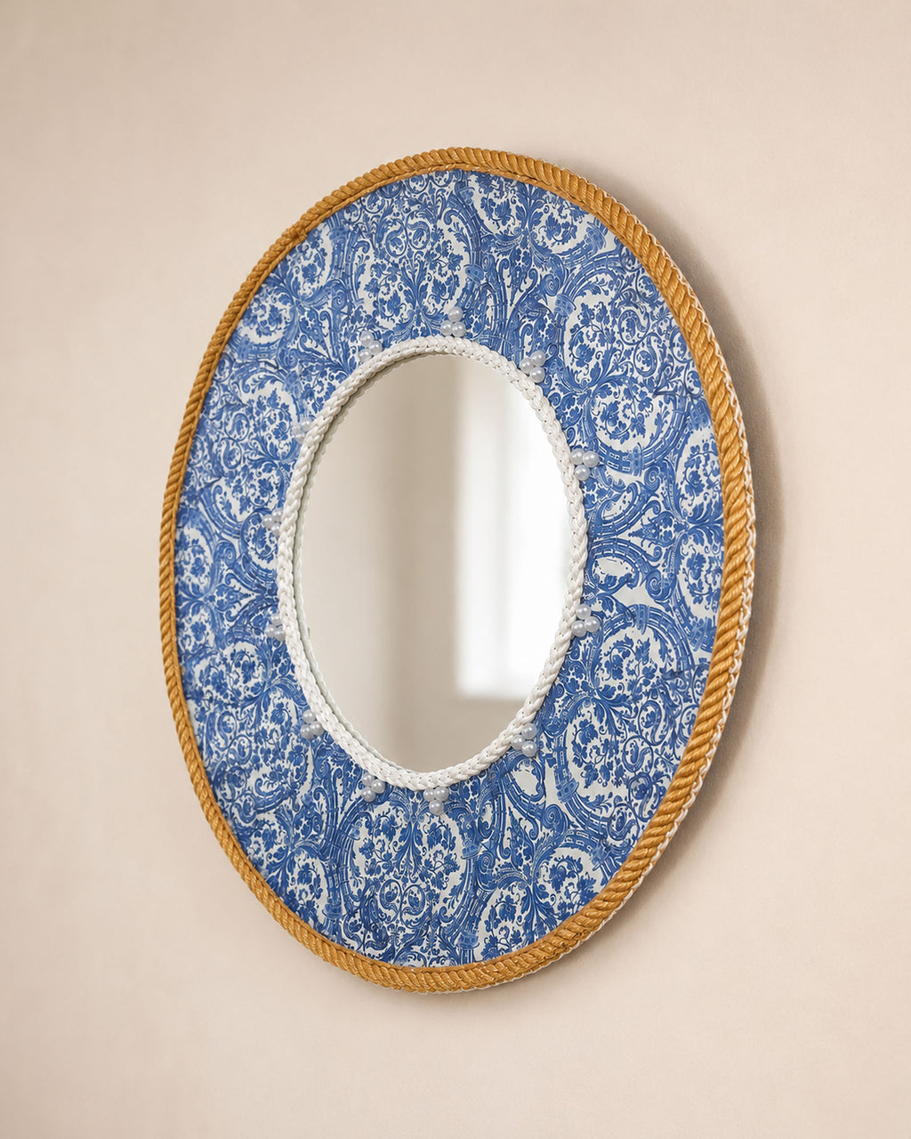 Indigo Heirloom Mirror