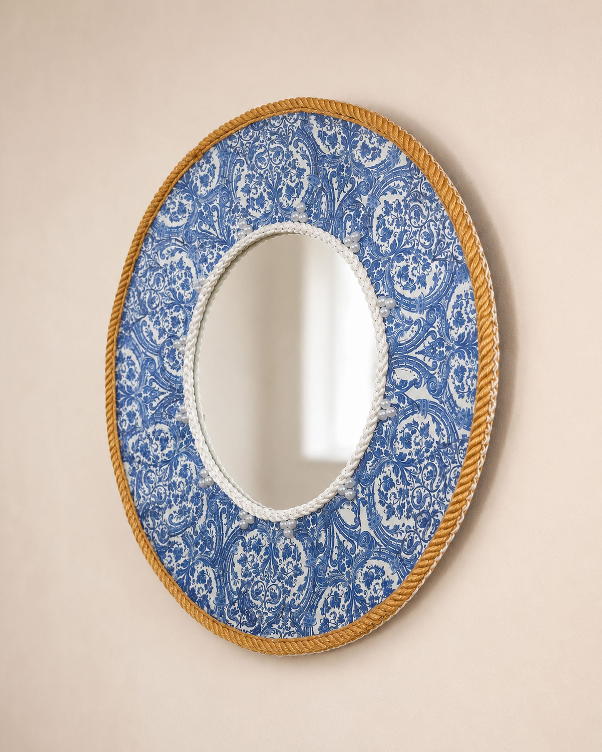 Indigo Heirloom Mirror
