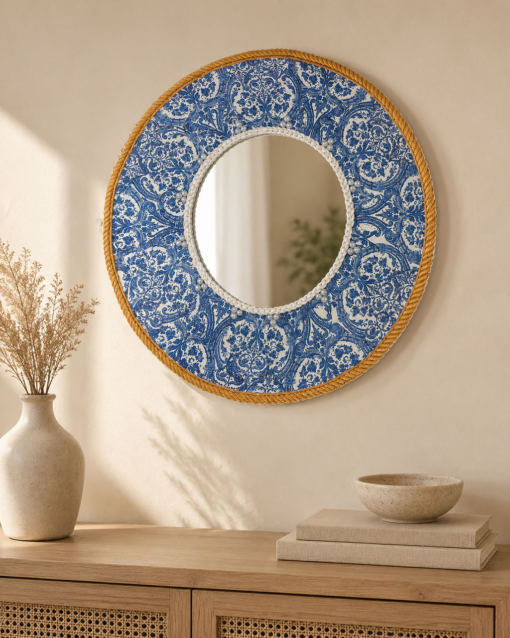 Indigo Heirloom Mirror