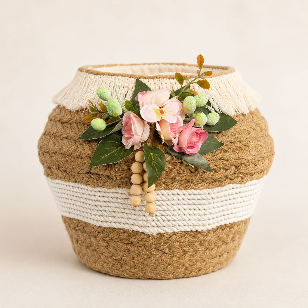 Lacebloom Rope Basket