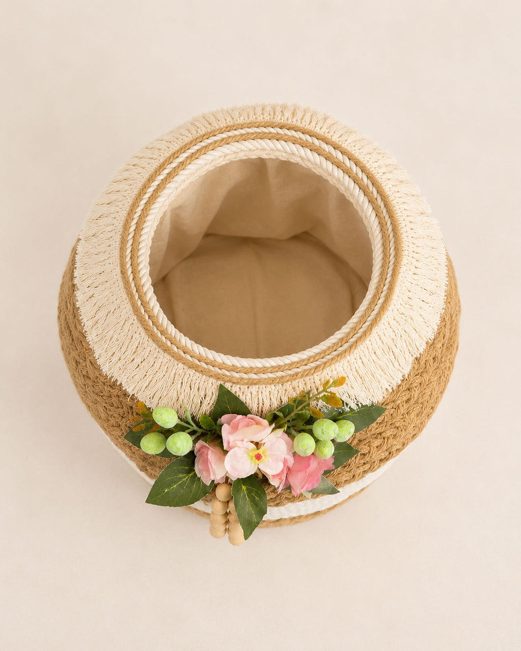 Lacebloom Rope Basket