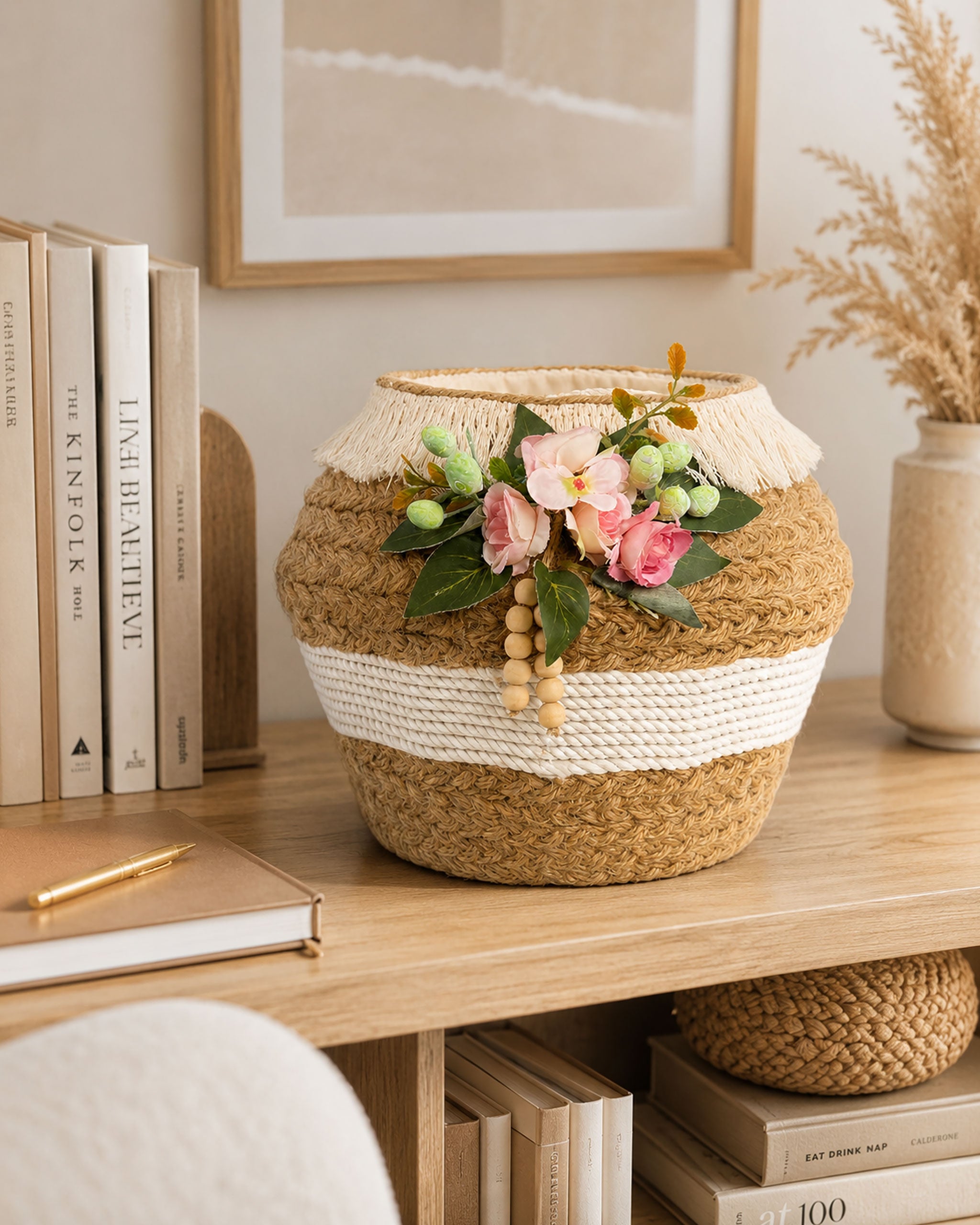 Lacebloom Rope Basket