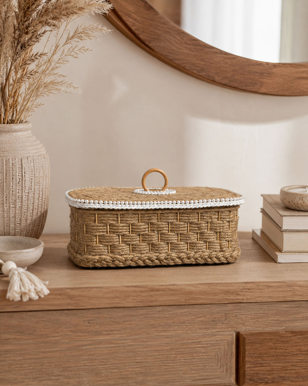 Lattice Pearl Basket