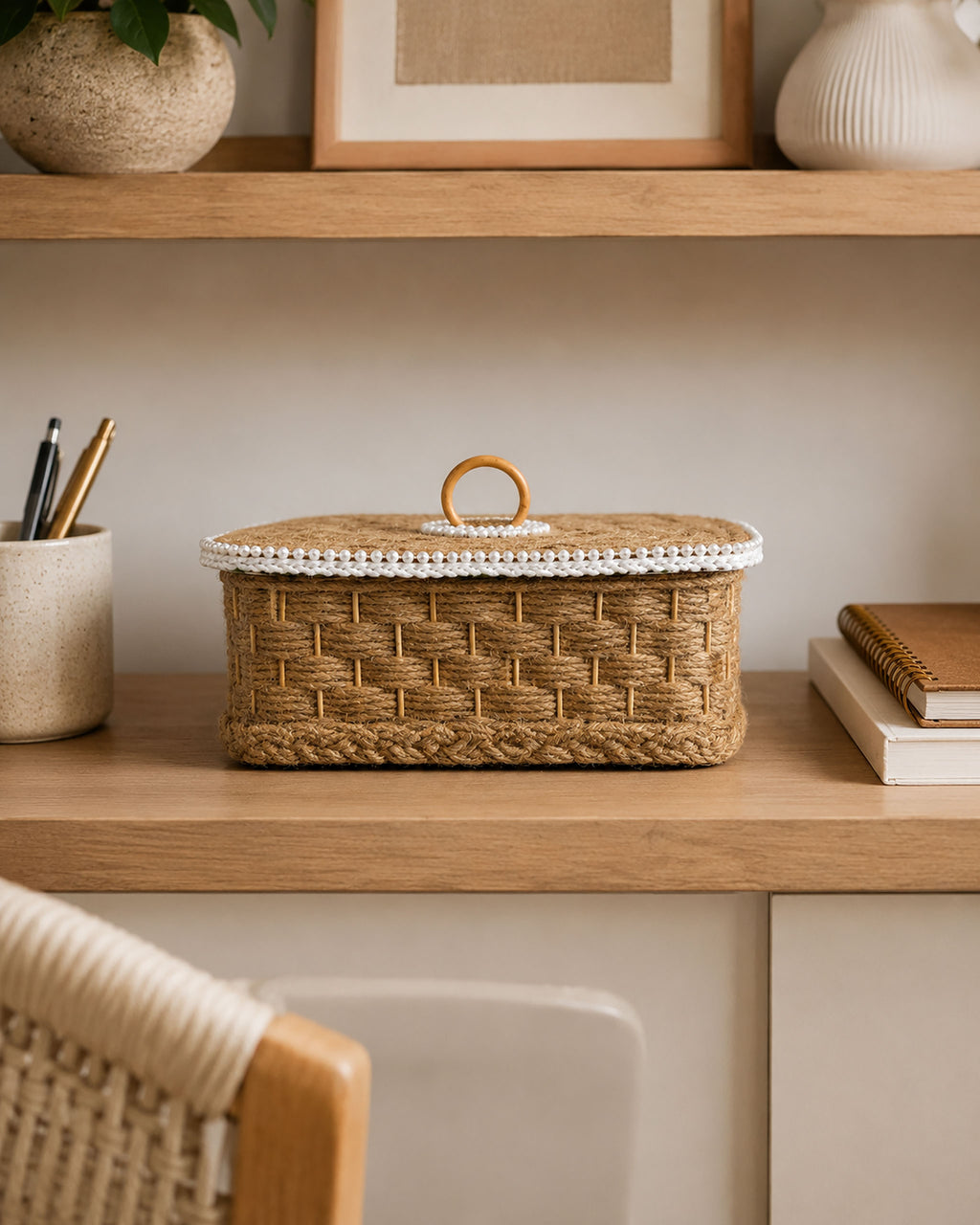 Lattice Pearl Basket