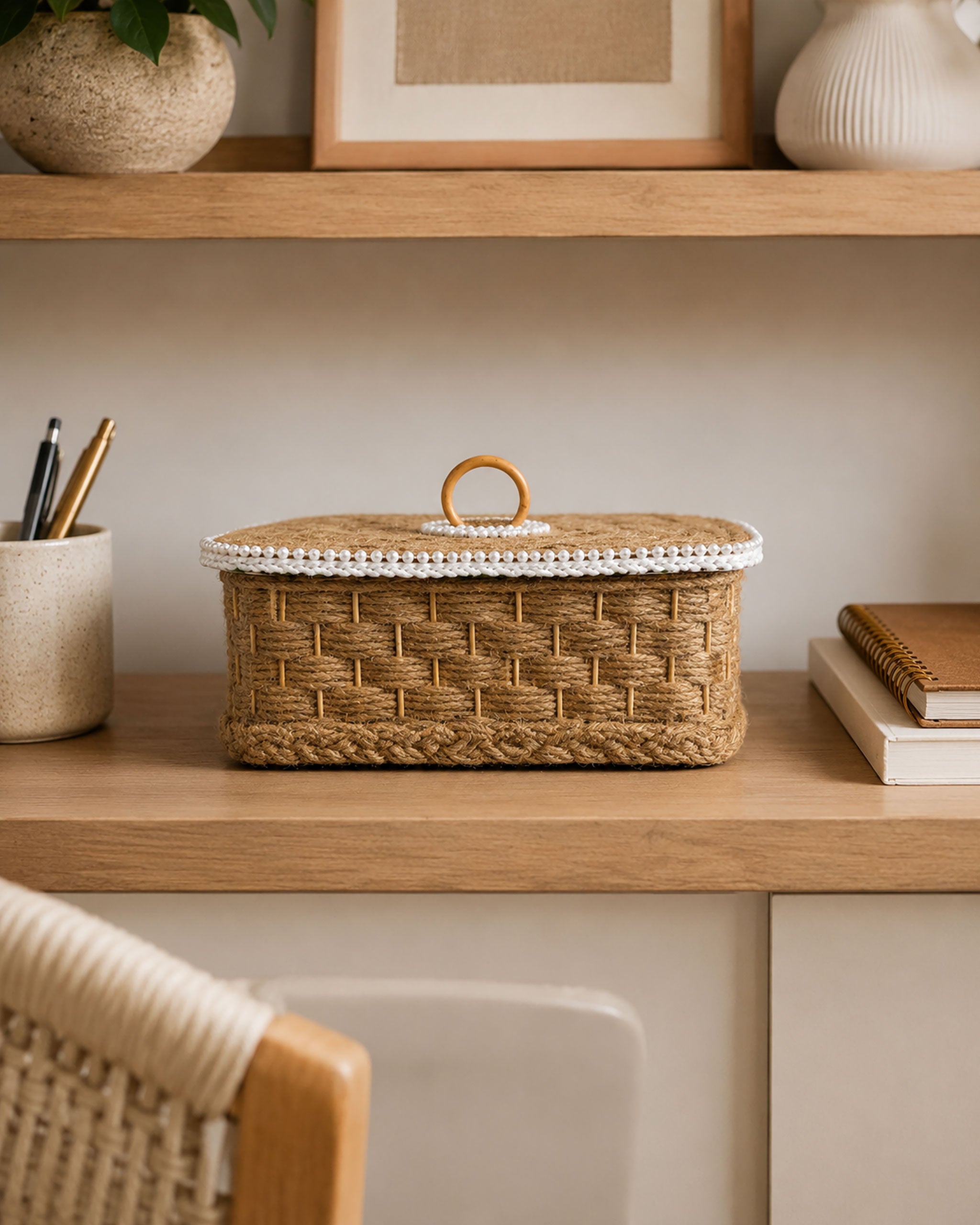 Lattice Pearl Basket