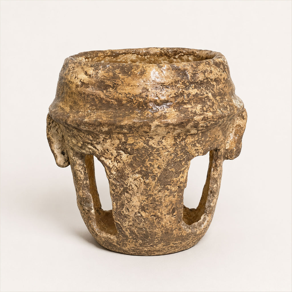 Ochre Atrium Vase