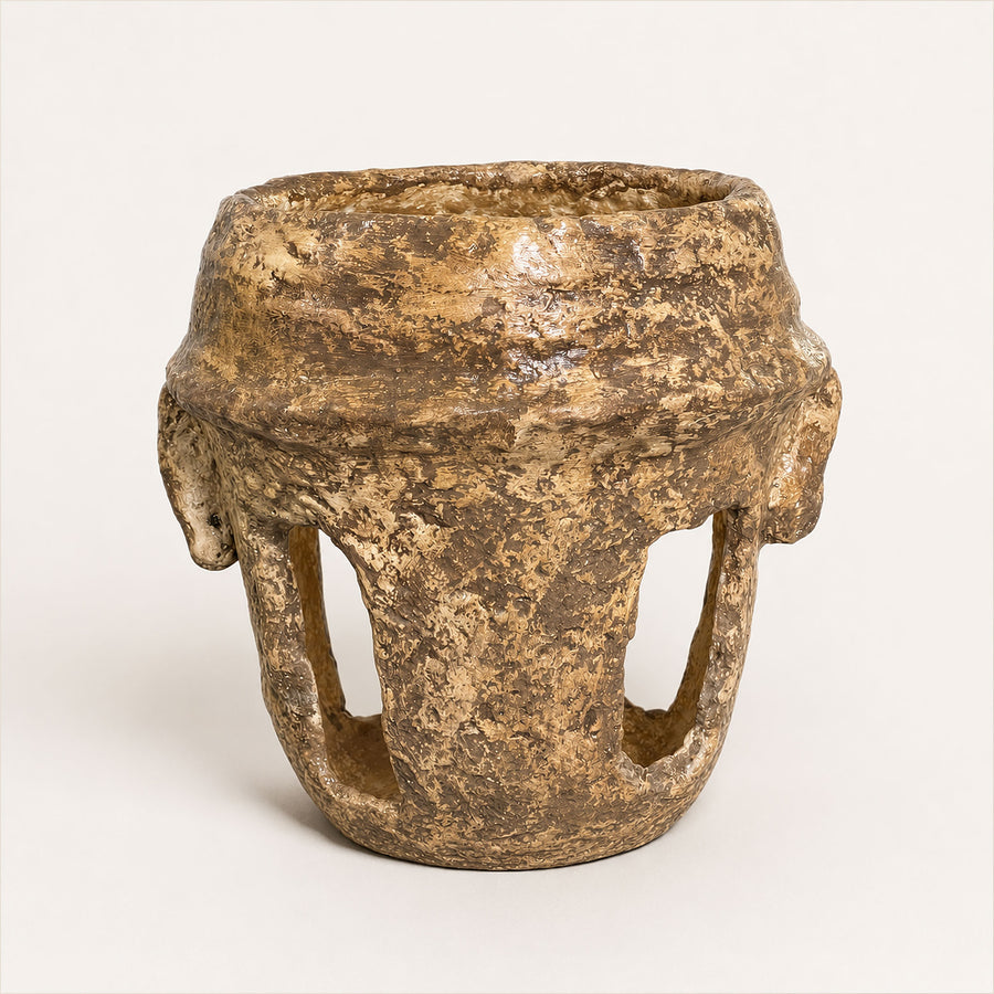 Ochre Atrium Vase