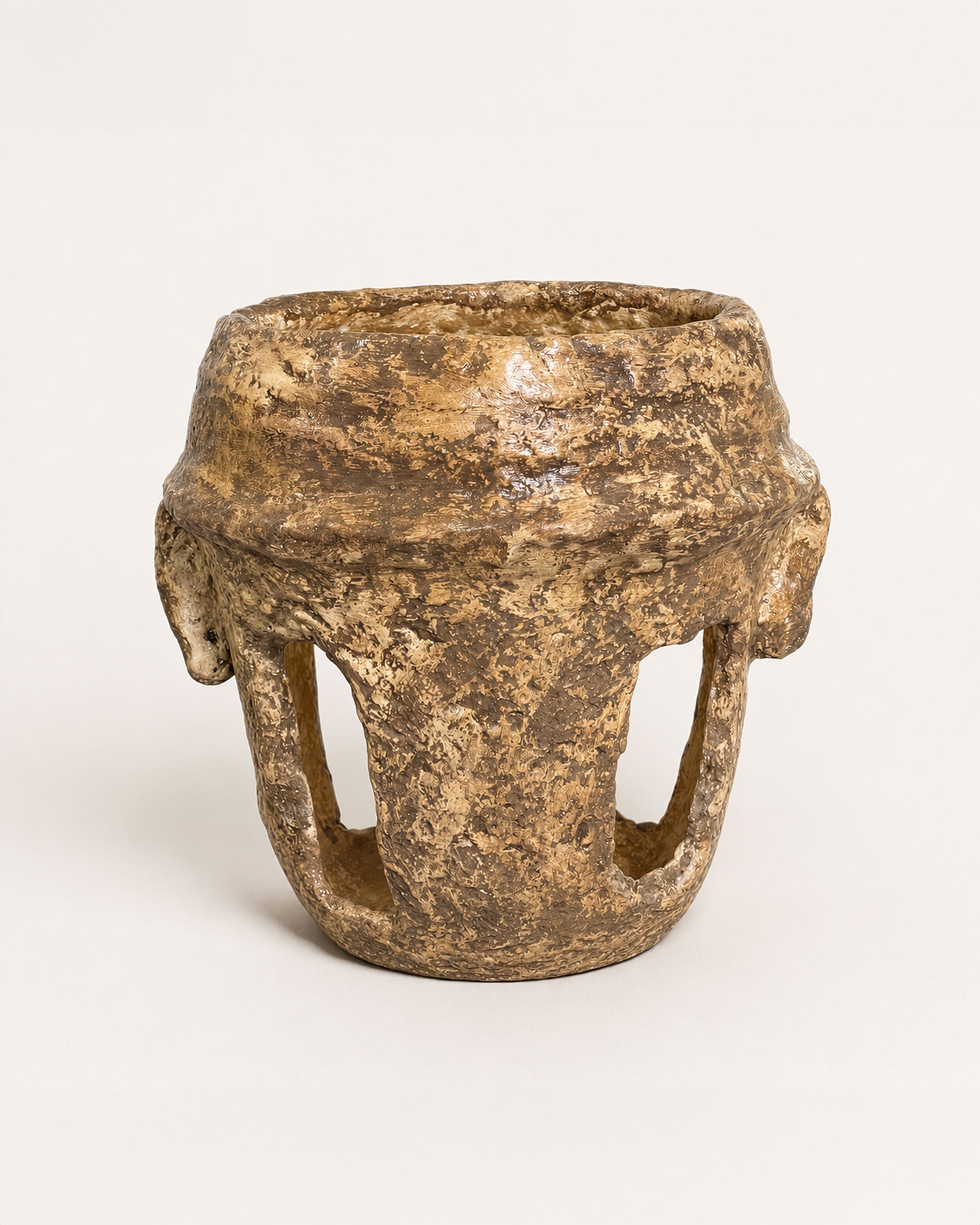 Ochre Atrium Vase