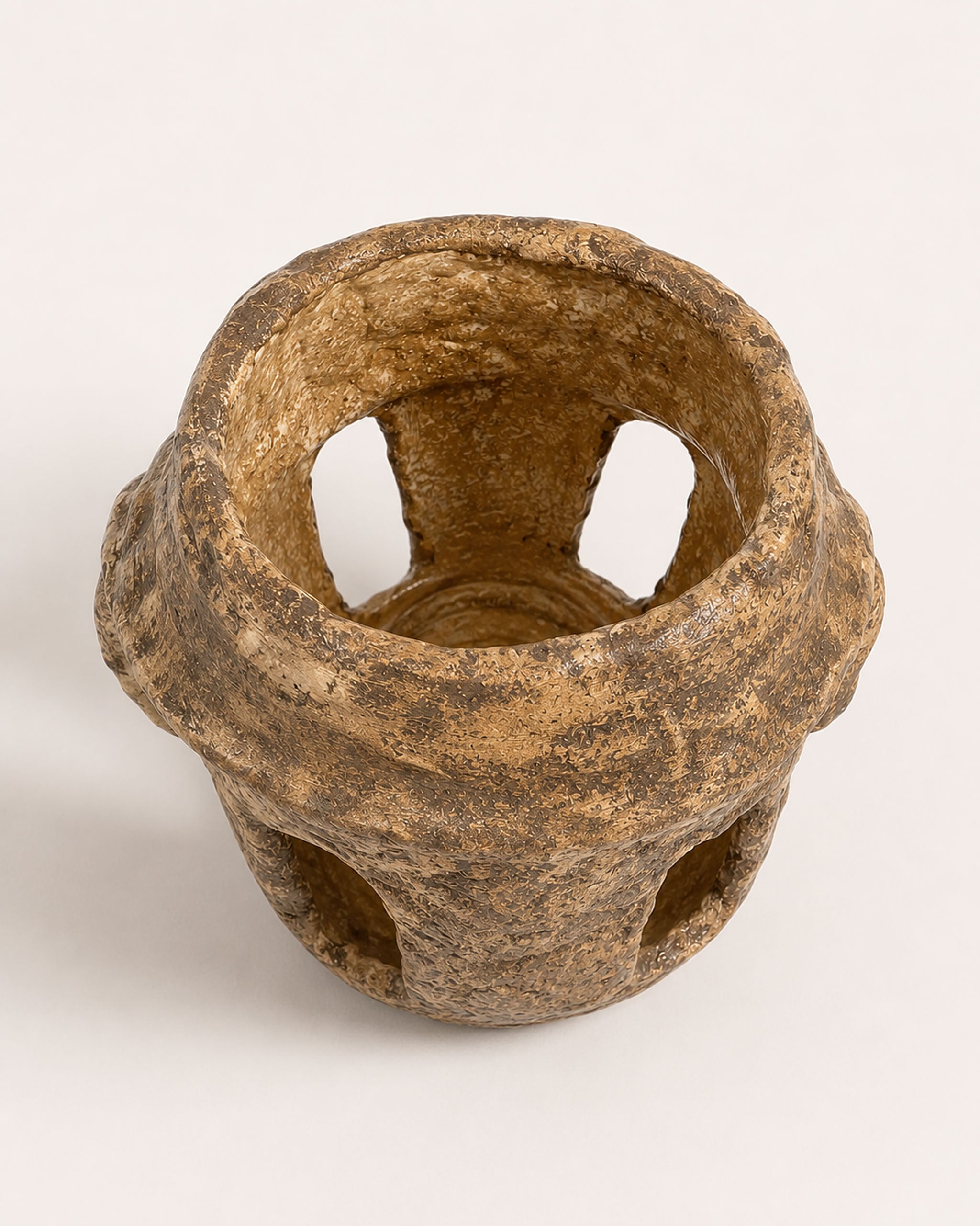 Ochre Atrium Vase