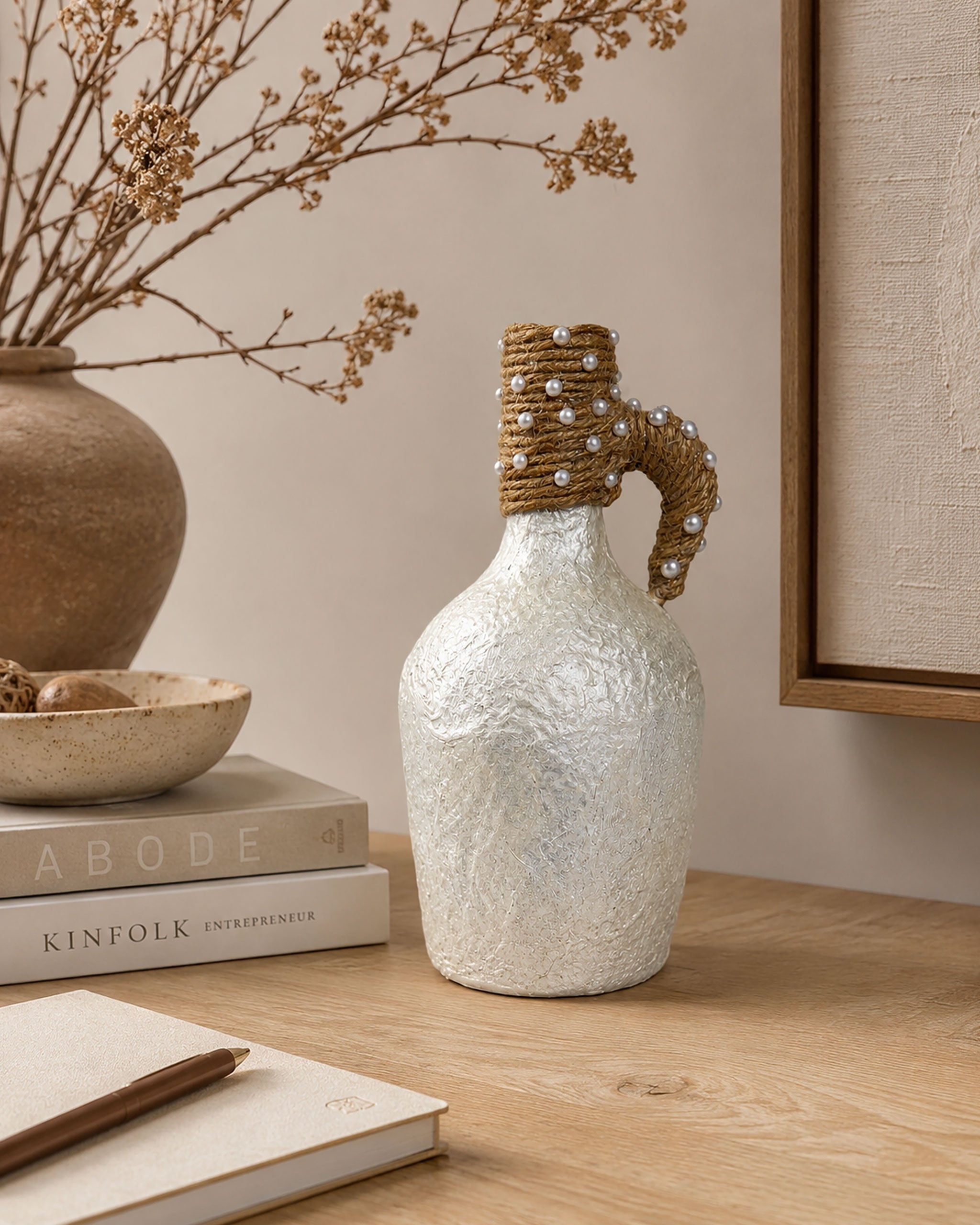 Opaline Jute Vessel
