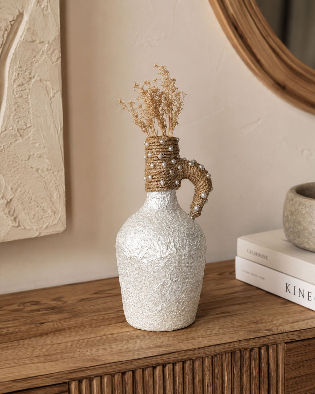 Opaline Jute Vessel