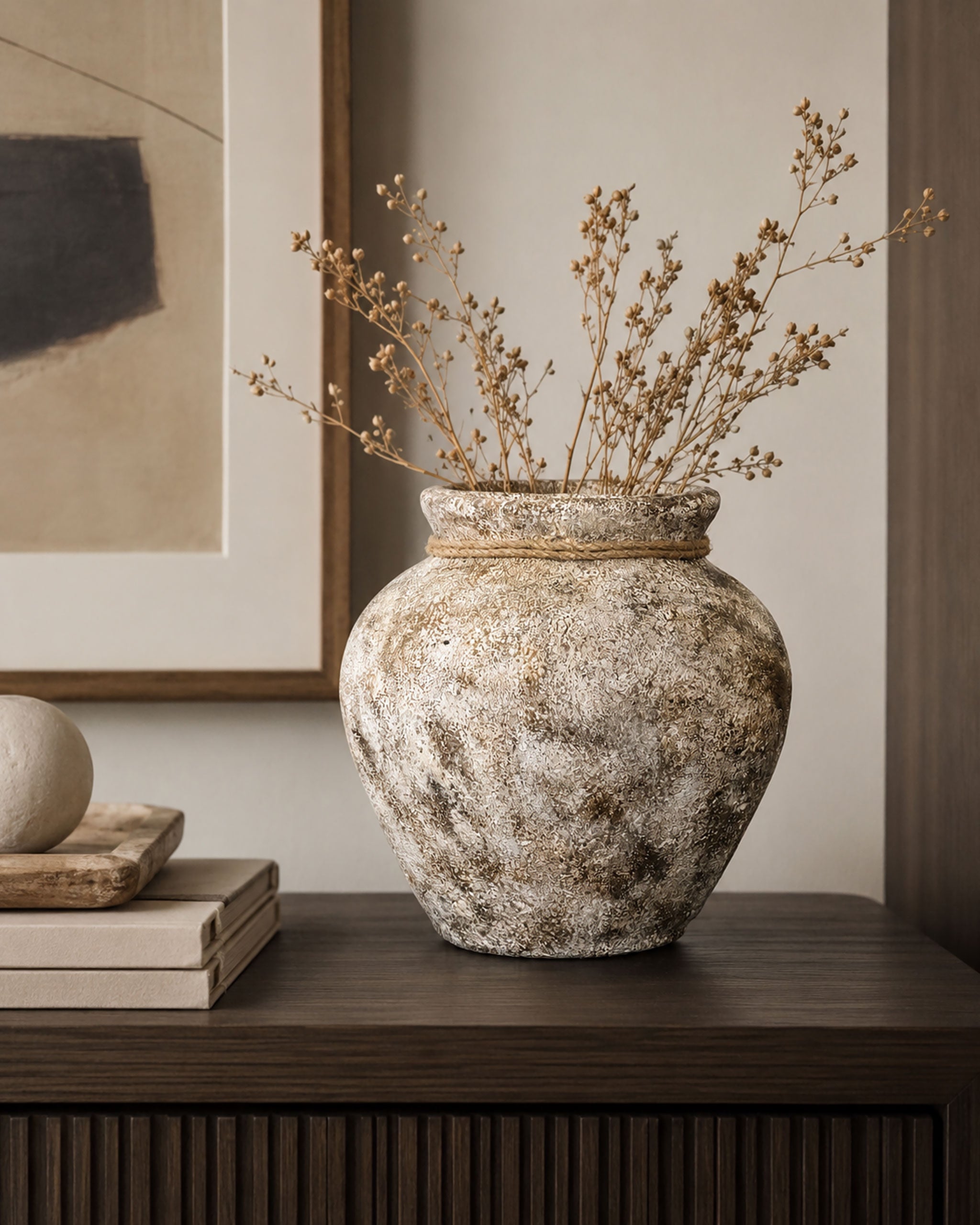 Parchment Cord Vase