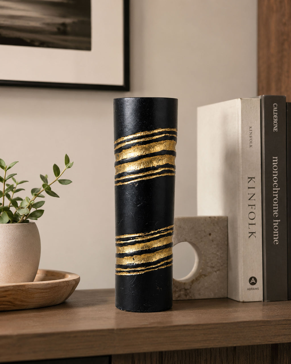 Sable Goldline Vase