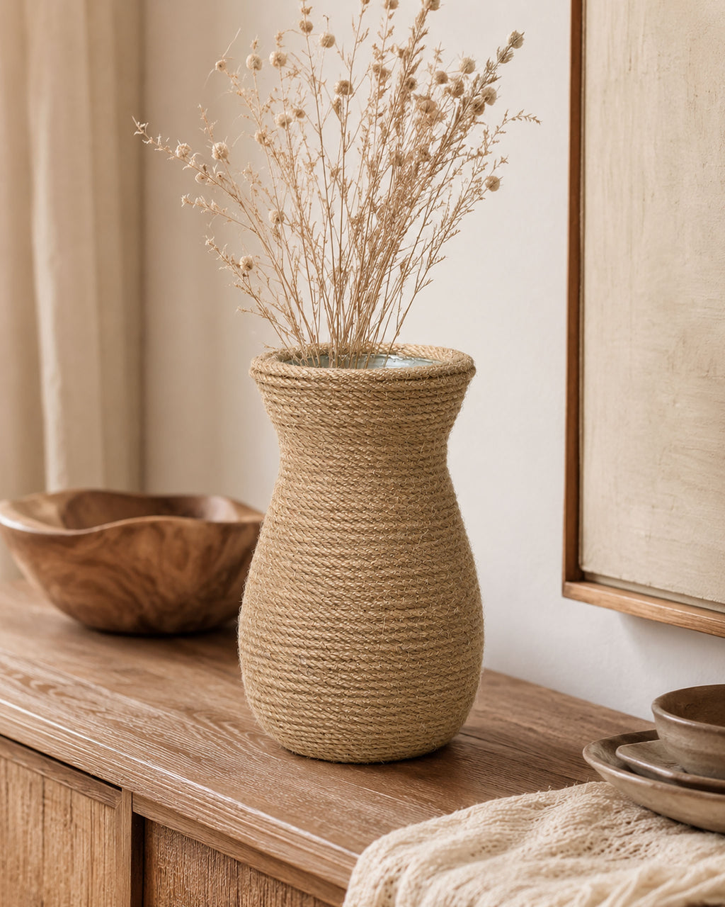 Sandspun Glass Vase