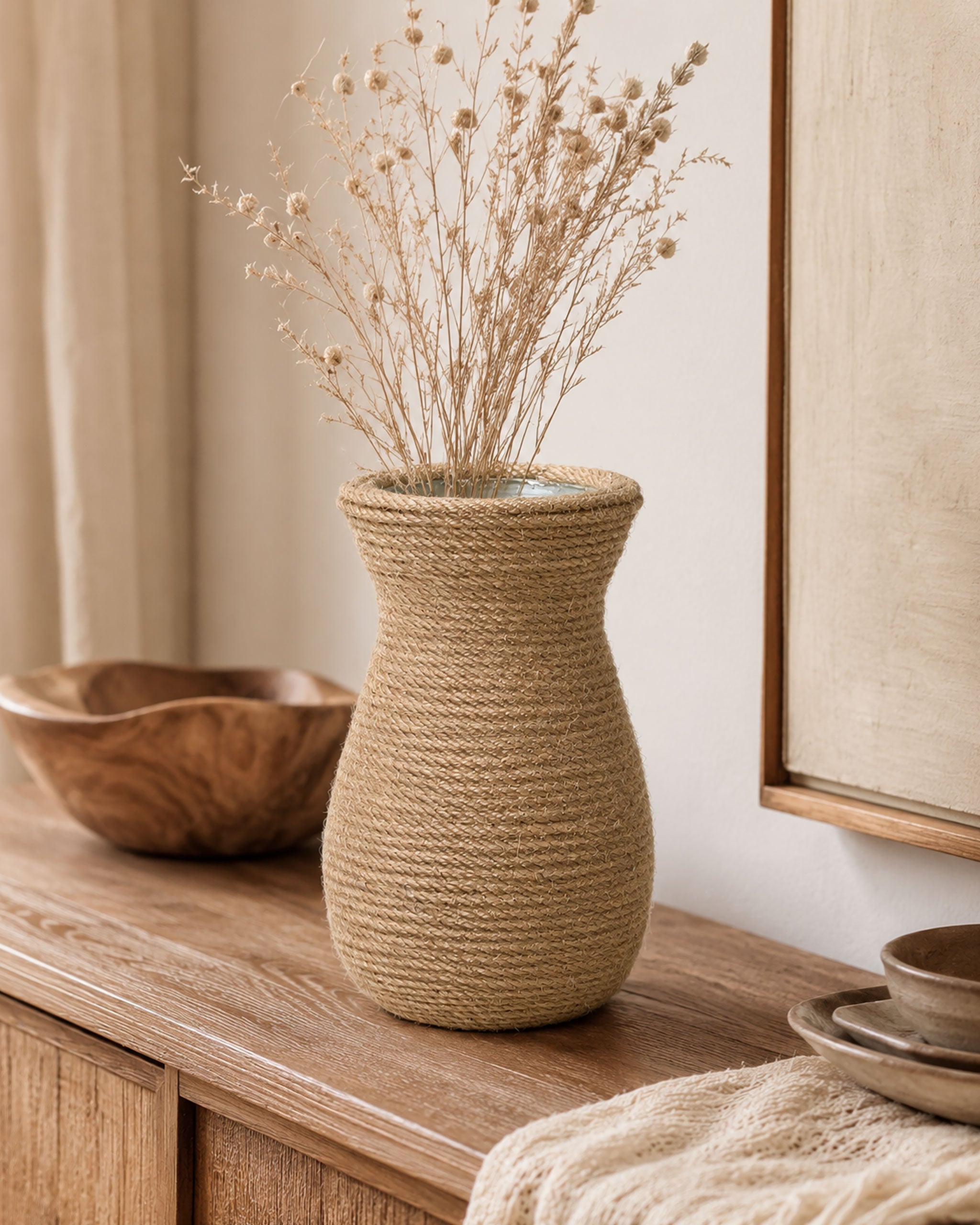 Sandspun Glass Vase