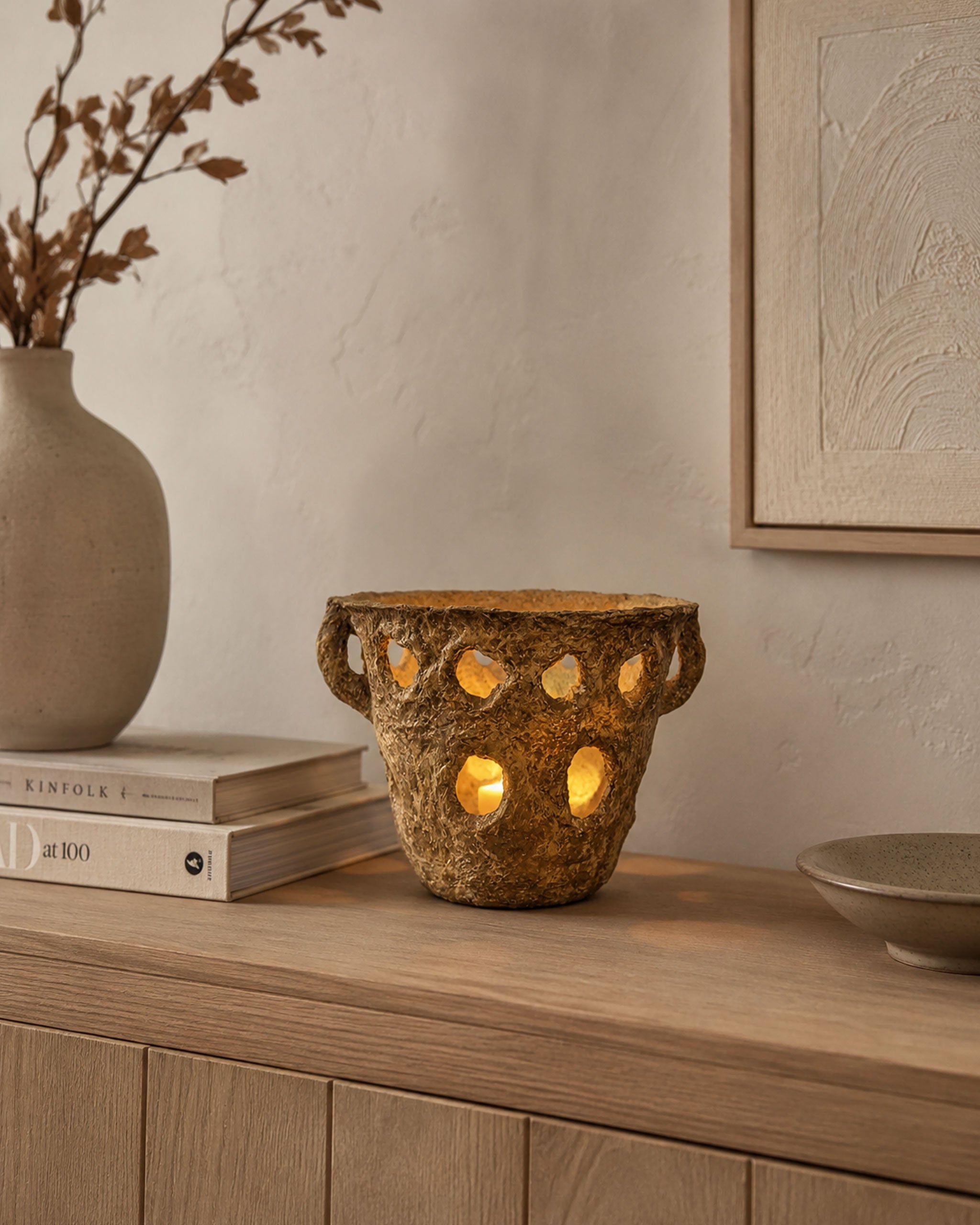 Sienna Openwork Vase