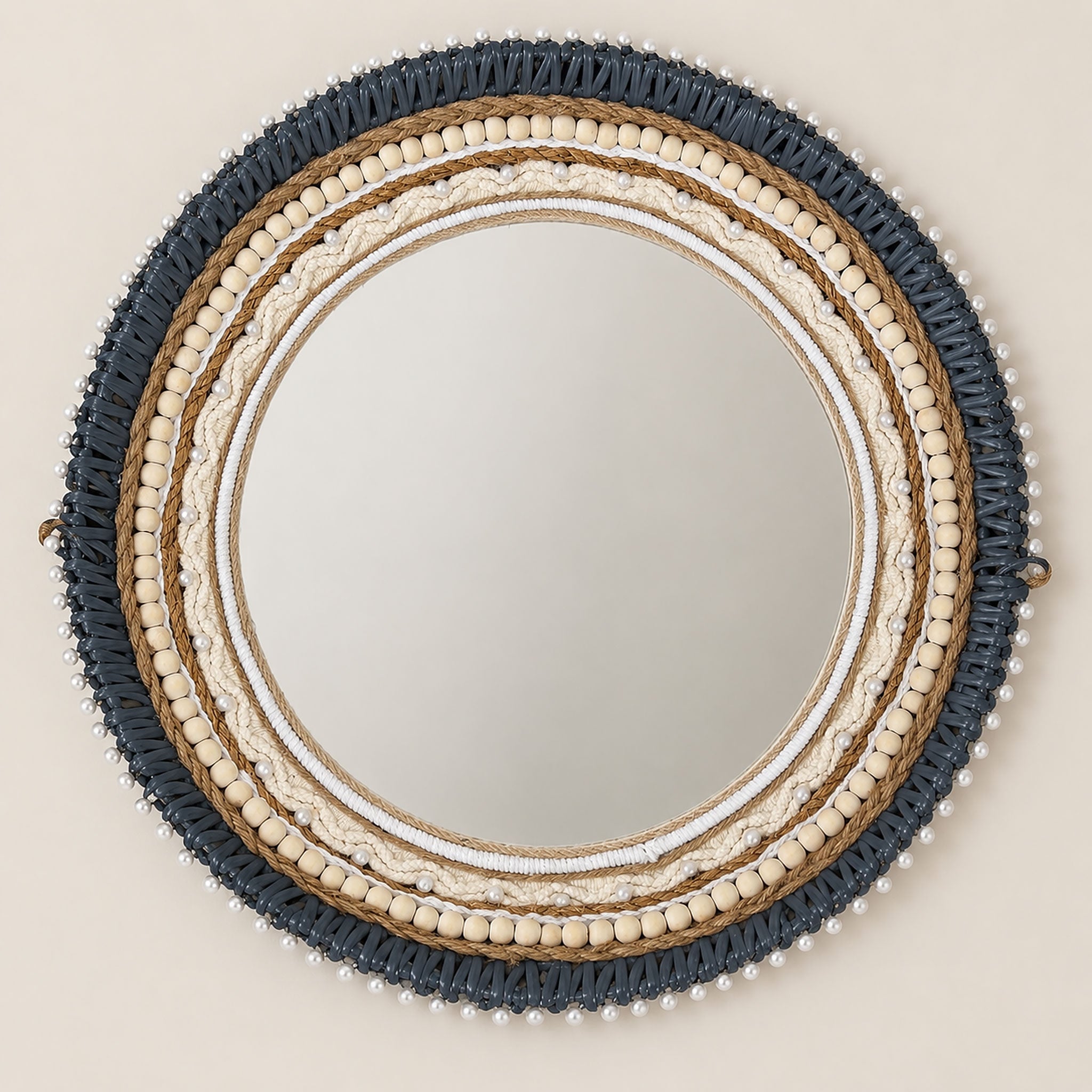 Slate Lacework Mirror