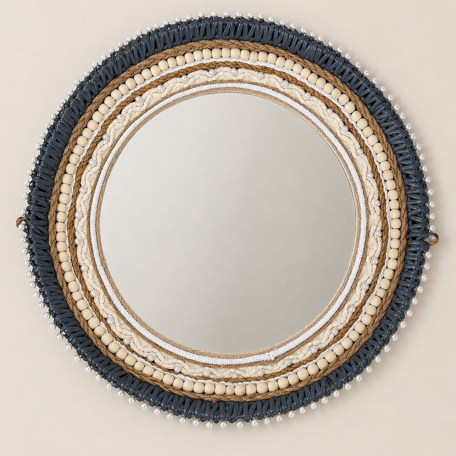 Slate Lacework Mirror