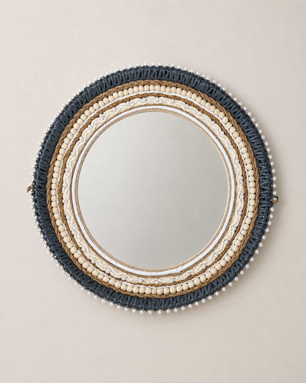 Slate Lacework Mirror