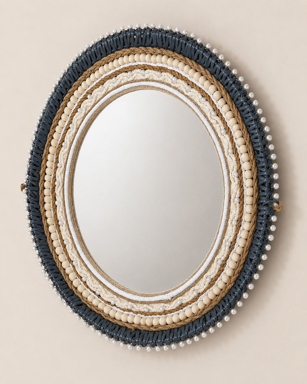 Slate Lacework Mirror